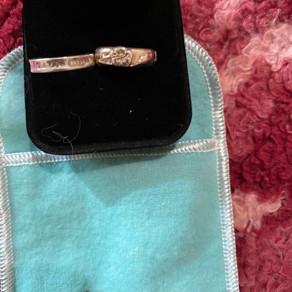 Two Tiffany rings size 5.5